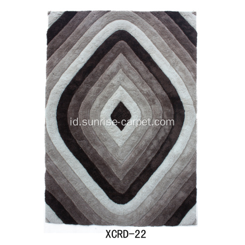 Karpet Microfiber Dengan Desain Morden